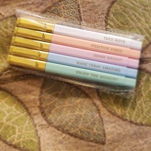 Positive blank ink pen.